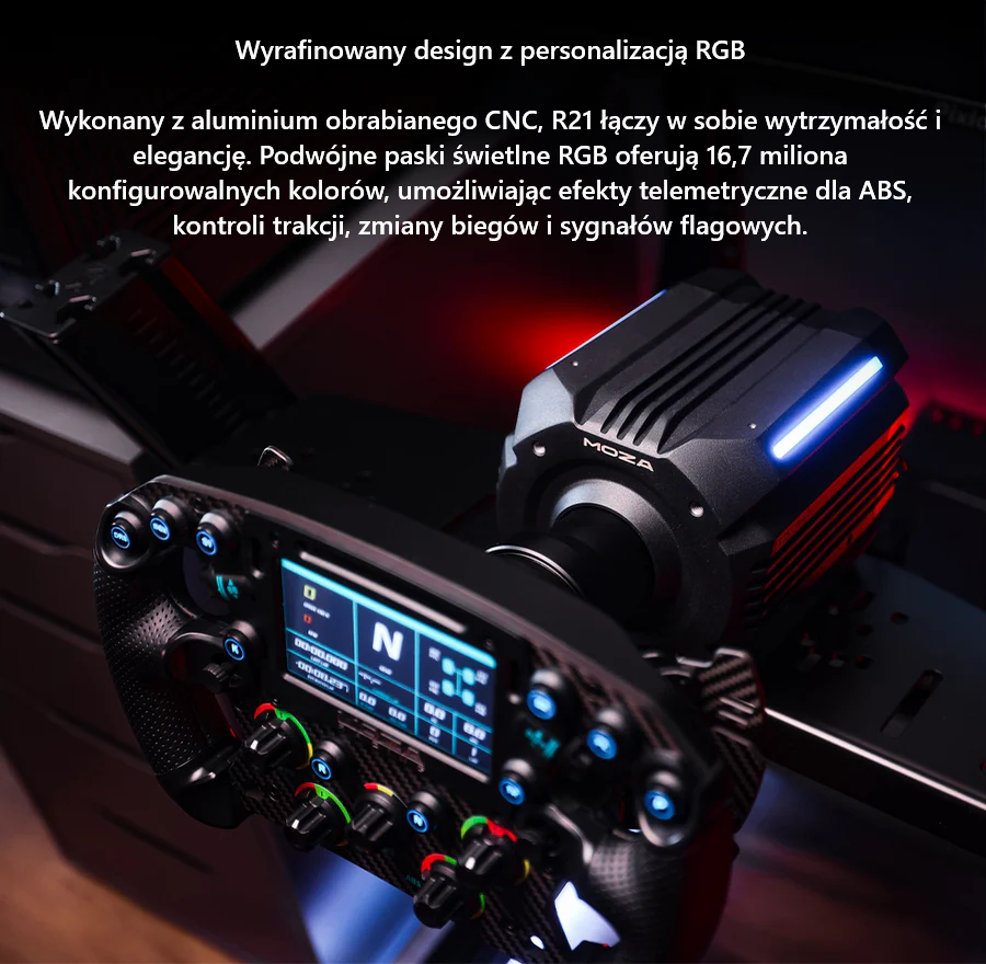Baza kierownicy MOZA RACING R21 Direct Drive